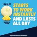 Pepcid Complete Acid Reducer + Antacid for Acid Reflux, 10mg Famotidine, 800mg Calcium Carbonate & 165mg Magnesium Hydroxide per Heartburn Tablet, Antacid Chews, Tropical Fruit, 50 ct 3