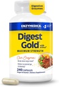 Enzymedica Digest Gold + ATPro, Maximum Strength Enzyme Formula, Prevents Bloating and Gas, 14 Key Enzymes Including Amylase, Protease, Lipase and Lactase, 240 Capsules 2
