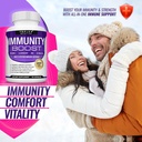 10 in 1 Immunity Boost Immune Support Supplement â€“ 1650mg Made with Elderberry, Vitamin C, Zinc, Echinacea & Probiotics for Immune System Booster, Support Healthy Respiratory System, 2x 60 Capsule 6
