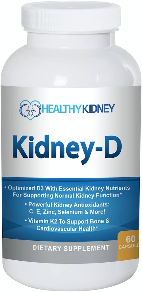 Kidney Shield Support Omega 3 Kidney Cleanse Kidney-D Supplement Vitamin D Bundle 2