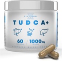 TUDCA+ 1000mg Bile Salt Supplement for Liver Support, Detoxification, Digestive Health, and Skin Health - Made in The USA (60 Vegan Capsules) 2