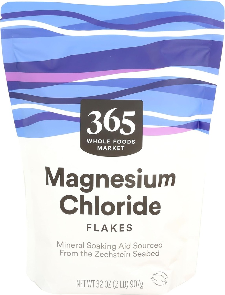 365 by Whole Foods Market, Magnesium Chloride Flakes, Mineral Soaking Aid, 32 Ounce 2