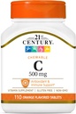 21st Century Vitamin C, 500 mg, 250 Tablets 4