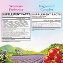 Vitalitown Probiotic + Magnesium Bundle (Pack of 2) | Women's Probiotics (Item 1) & Magnesium Complex (Item 2) | 30 Probiotic Capsules & 120 Magnesium Capsules 3