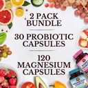 Vitalitown Probiotic + Magnesium Bundle (Pack of 2) | Women's Probiotics (Item 1) & Magnesium Complex (Item 2) | 30 Probiotic Capsules & 120 Magnesium Capsules 6