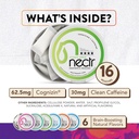 Nectr Energy Nootropic Pouches – Iced Mango Flavored, Caffeine Pouches with Cognizin® Citicoline. Sugar-Free Brain Treats. Smooth, Sustained Focus & Energy Supplement - 1 Puck of 16pcs 5