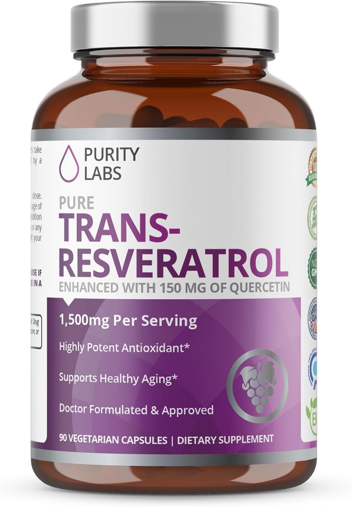 Purity Labs Vitamin D3 K2 & Pure Trans-Resveratrol Supplement 4