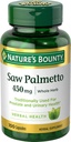 Nature's Bounty Saw Palmetto, Herbal Health Supplement, Prostate and Urinary Health, 450 mg, 100 Capsules 2
