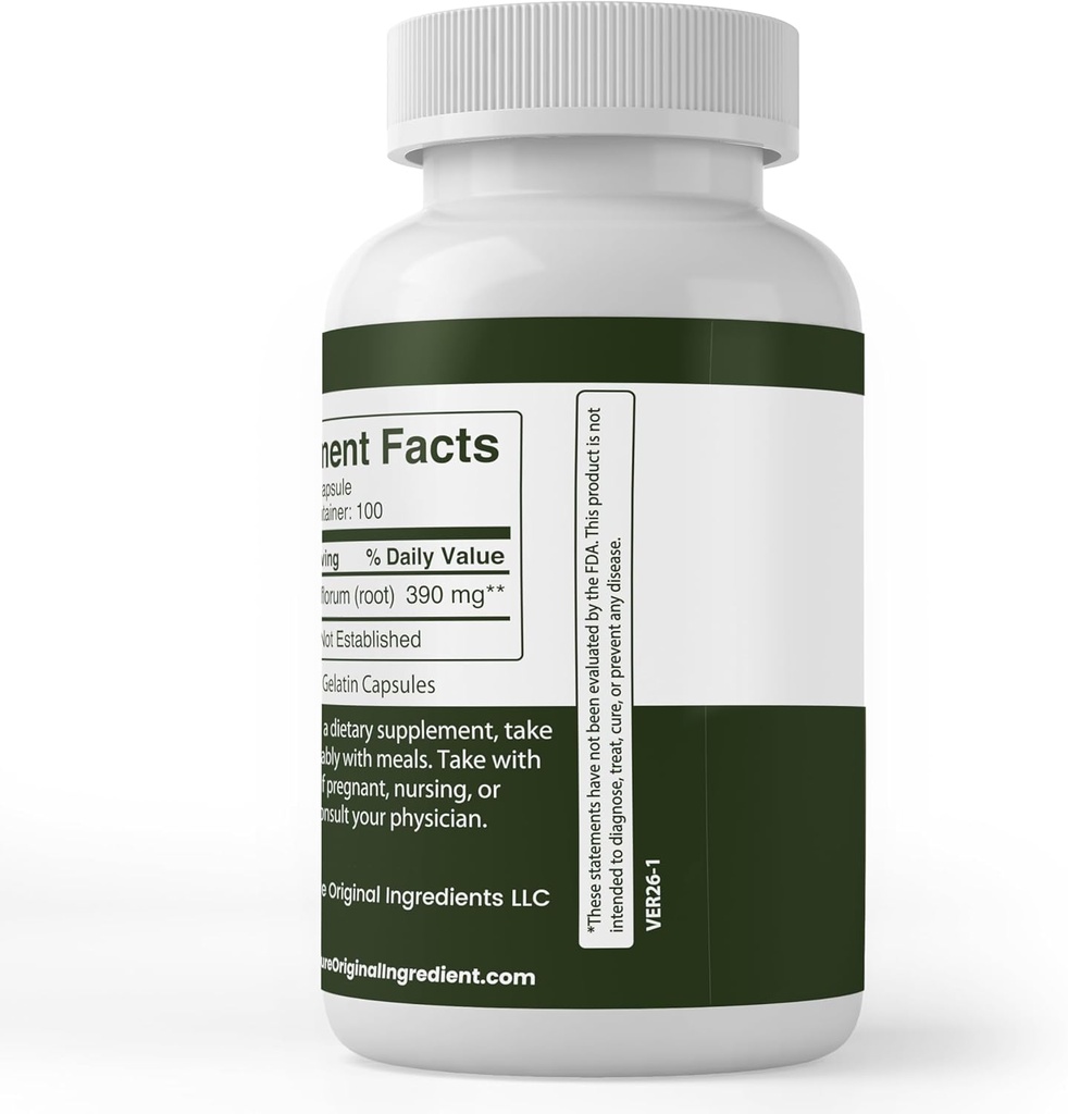 Pure Original Ingredients Fo-Ti (He Shou Wu), (100 Capsules) Always Pure, No Additives Or Fillers, Lab Verified 4