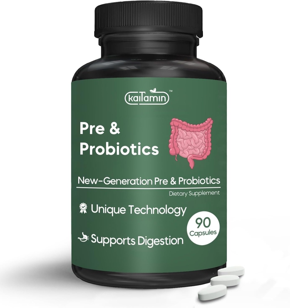 Prebiotics & Probiotics | Advanced Technology: Lower Dose & Quicker Results - for Digestion, Brain Health, Immunity, & Metabolism - for Men & Women, Adult Uni-sex, Vegan & upto 45 Days Supply 2