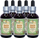 Herbal Terra LLC Kava Kava (Piper Methysticum) Tincture, Dried Root Liquid Extract 2 oz 5