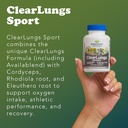 Ridgecrest Herbals ClearLungs Sport, Oxygen Intake and Lung Support Formula with Cordyceps, Rhodiola, Eleuthero (60 Vegan Caps, 30 Serv) 6