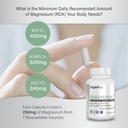 Organixx Magnesium Glycinate Supplement for Support Sleep, Muscle & Heart Health, 7 Type Magnesium Complex with Vitamin B6, Manganese Citrate, Gluten Free, Vegan, Non GMO, High Absorption, 90 Capsules 3