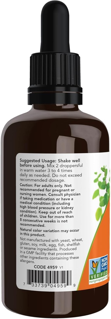 NOW Foods Supplements, Certified Organic Licorice Root 2 fl. oz 4