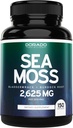 L Citrulline Supplement (240 Count) Support L Arginine & Nitric Oxide Pills - Irish Sea Moss Capsules (150 Count) Raw Seamoss for Thyroid, Energy & Immune Support - 3rd Party Tested, Vegan & USA Made 3