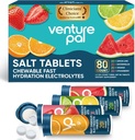 Venture Pal Chewable Electrolyte Tablets, 80 Count Fast-Dissolve Sugar-Free Stick Salt Tablets - Variety Pack for Rapid Hydration, Outdoor Running, Hiking, Sports | Keto & Vegan Friendly | 4 Pack 2