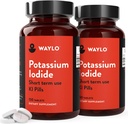 Waylo 2 Pack KI Potassium Iodide Tablets - 130 mg per Tablet, 300 Count, Made in USA, cGMP Certified 2