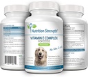 Vitamin E for Dogs, Promote Cardiovascular Health, Support Cell Membranes, Vitamin E Complex to Boost Dog Immune System Plus Zinc, Selenium, Folate, Salmon Oil, 120 Chewable Tablets 5