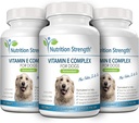 Vitamin E for Dogs, Promote Cardiovascular Health, Support Cell Membranes, Vitamin E Complex to Boost Dog Immune System Plus Zinc, Selenium, Folate, Salmon Oil, 120 Chewable Tablets 6