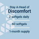 Life Extension Migra-Eeze - Butterbur Root Extract with Vitamin B2 (Riboflavin) & Ginger Supplement - Formula to Ease Head Discomfort - Gluten-Free — 60 Softgels 6