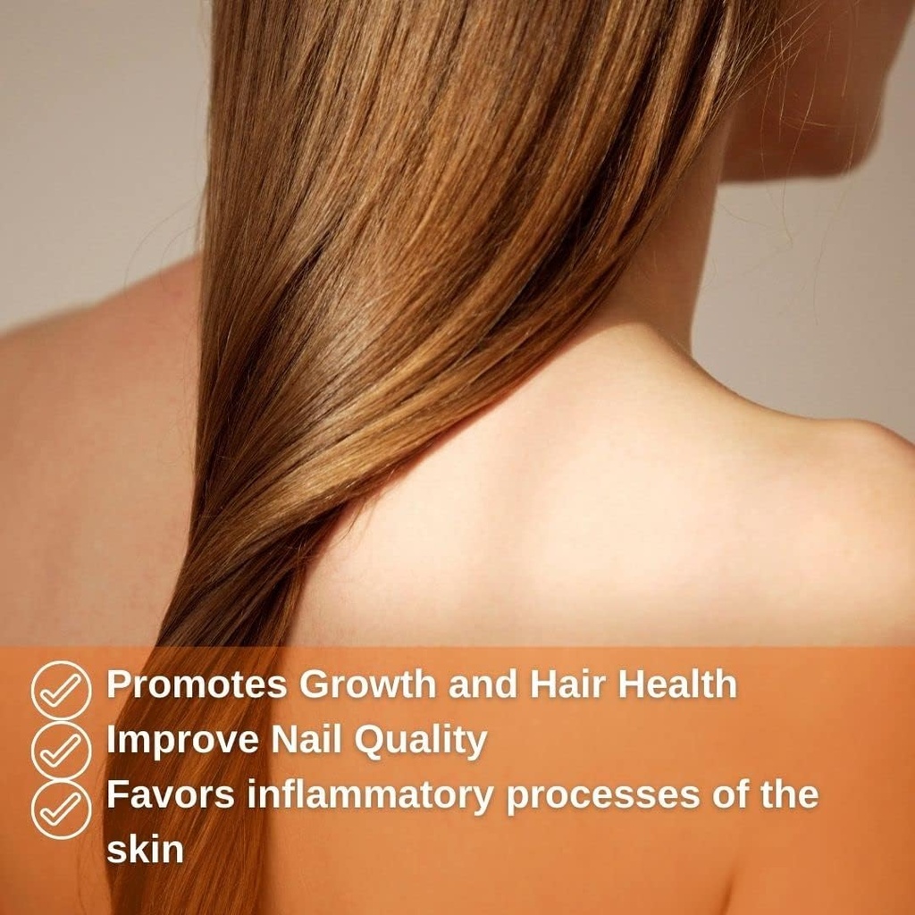 Biotin Vitamin for Hair Growth, Biotin 10000mcg, Improves Skin and Nails Quality, Vitamin B7, Supplement for Women, Gluten Free, 120 Softgels 6