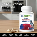LEAN Nutra Testosterone Booster for Men – Natural Vegan Supplement with Tongkat Ali, DHEA, Maca Root, Tribulus, Horny Goat Weed, Zinc, Boron, D-Aspartic Acid – Boost Strength, Energy, Muscle – 90 Caps 4