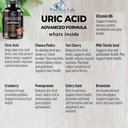 Uric Acid Advanced Formula – Kidney, Liver, Gallbladder, Urinary Tract Cleanse with Cranberry, Chanca Piedra, Tart Cherry, Milk Thistle and Bromelain 60 Capsules 4