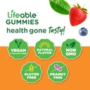Lifeable Vitamin B6 + Immune Support, Gummies Bundle - Great Tasting, Vitamin Supplement, Gluten Free, GMO Free, Chewable 5