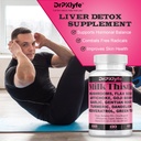 Milk Thistle Capsules for Liver Detox & Cleanse Support – with Dandelion Root, Resveratrol, Artichoke, Moringa, Silymarin – 120 Capsules (60-Day Supply) 3