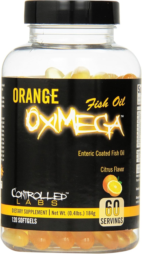 CONTROLLED LABS Bundle Includes 45 Servings of Orang Triad, Orange Oximega Greens Spearmint, and 120 Ct Orange Oximega Fish Oil Softgels 6