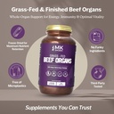 MK Supplements Grass Fed Beef Organ Supplement, Supports Whole Body Wellness, Nature Identical Blend of Liver, Heart, Spleen, Kidneys, Pancreas, Freeze-Dried, Non-GMO, 45 Servings (3,000 mg Each) 3