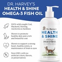 Dr. Harvey’s Health & Shine Omega 3 Fish Oil for Dogs from Wild Caught Cod, Mackerel, Herring, Anchovies and Sardines - Supports Beautiful Fur, Strong Joints and Itchy Allergy Relief (16 fl. oz.) 4