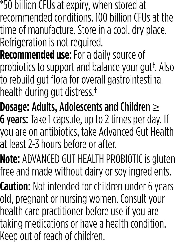 Genuine Health Probiotics, 50 Billion CFU, Daily Care, 15 Diverse Strains, Soy Free, Gluten Free, Vegan Delayed-Release Capsules for Advanced Gut Health, 30 Count 5