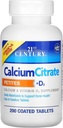 21st Century Calcium Citrate Petites + D3 Coated Tablets - 200 Tablets, Pack of 4 2