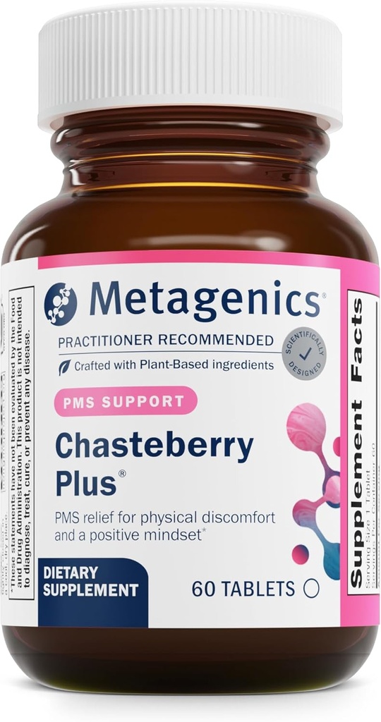 Metagenics Chasteberry Plus - Hormone & Reproductive Health with Chasteberry, Black Cohosh & Ashwagandha - Supports Menstrual & Menopause Balance* - Non-GMO, Gluten-Free, Vegan - 60 Tablets 2
