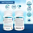 Bio Absorb Nattokinase Supplement. Non-GMO Natto Extract Enzyme. 100 mg, 2000 FUs. 60 Veggie Caps (60-Day Supply) 3
