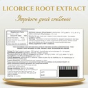 QG group Pure Licorice Root Extract (80 Tablets - 200mg Each) Dietary Supplement for Digestive and Immune Health Support. Liquorice Root Supplement for Men & Women 3