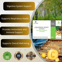 QG group Pure Licorice Root Extract (80 Tablets - 200mg Each) Dietary Supplement for Digestive and Immune Health Support. Liquorice Root Supplement for Men & Women 4