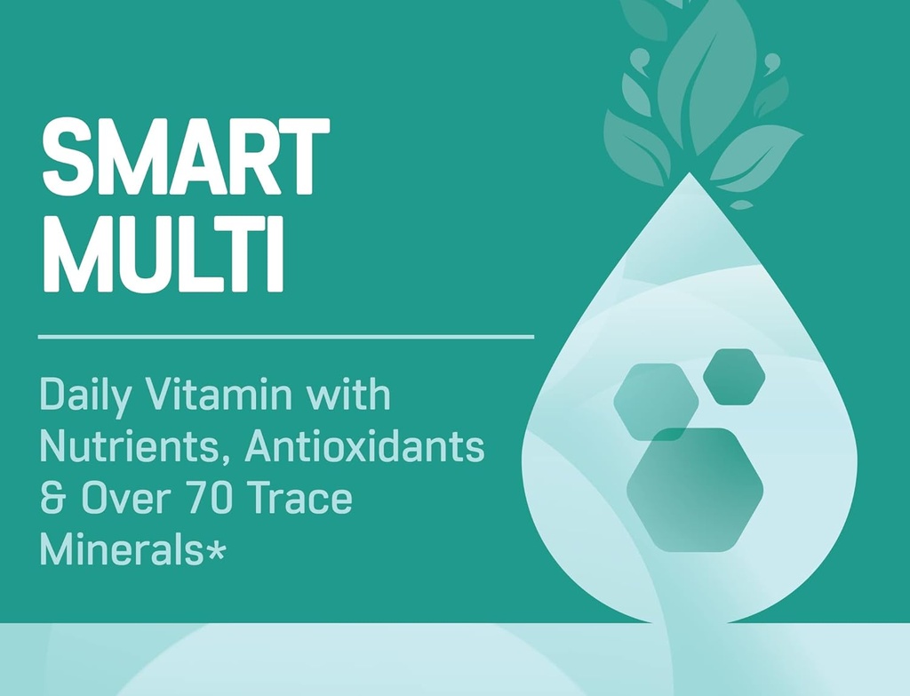 ENP Smart Multi | Liquid Multivitamin for Adults | Multivitamin for Women & Men | Contains Vitamin E, Vitamin A, Vitamin D2, Vitamin C and Zinc | Vegan Friendly 4