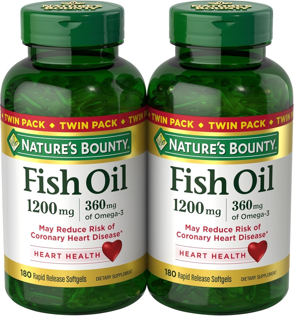Natureís Bounty Fish Oil, 360 Count (Pack of Two) 2