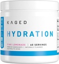Kaged Electrolyte Hydration Powder Hydracharge Pink Lemonade Sports Drink for Men and Women Pre, Post, Intra Workout Supplement 60 Servings 2