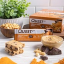 Quest Nutrition Chocolate Peanut Butter Bars, 20g Protein, 1g Sugar, 4g Net Carb, Gluten Free, Keto Friendly, 12 Count 6