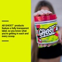 GHOST BCAA Powder Amino Acids Supplement, Lemon Crush - 30 Servings - Sugar-Free Intra, Post & Pre Workout Amino Powder & Recovery Drink, 7G BCAA 6