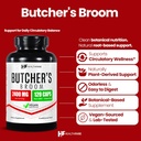 Healthfare Butchers Broom Supplement | Capsules Extract 2400mg | 120 Vegetarian Pills | Premium Herbal Root Supplement | Circulation & Vein Support | Non-GMO, Gluten-Free | Made in USA 3