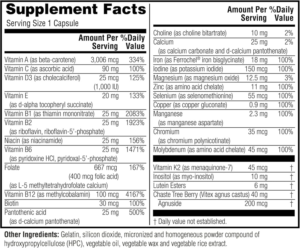 Twinlab TWL Women's Daily One 60 ct 3