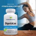 DigestaLax Increase Nutrition & Constipation Support - Helps Improve Easy Digestion & Natural Colon Absorption + Gas, Bloating, and Cramping Relief, Calcium Blend for Gut Health, 60 Veggie Capsules 5