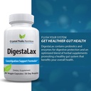 DigestaLax Increase Nutrition & Constipation Support - Helps Improve Easy Digestion & Natural Colon Absorption + Gas, Bloating, and Cramping Relief, Calcium Blend for Gut Health, 60 Veggie Capsules 6