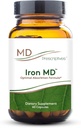 MD Prescriptives Iron MD Capsules - Daily Iron Supplement for Women & Men with Vitamin C, Vitamin B12 & Folic Acid - Optimal Absorption Formula - 60 Veg Capsules 2