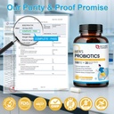 NATURE TARGET Probiotics for Men Digestive Health with Enzymes& Prebiotics, 100 Billion CFUs, Men's Probiotics with Saw Palmetto & Cranberry for Prostate & Urinary Tract Health, 90 VeggieCapsules 6