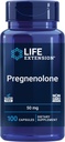 Life Extension Pregnenolone, neurohormone, Promotes Memory Health and Brain Plasticity, Gluten-Free, Non-GMO, 100 Capsules 2